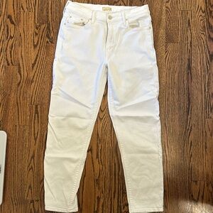 Mother The Dropout White Jeans